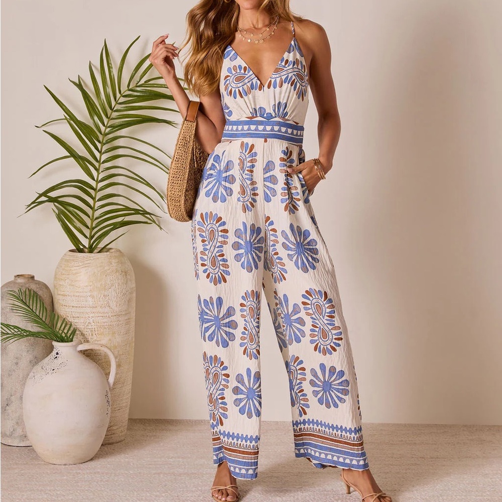 VICI Elanie Abstract Jumpsuit